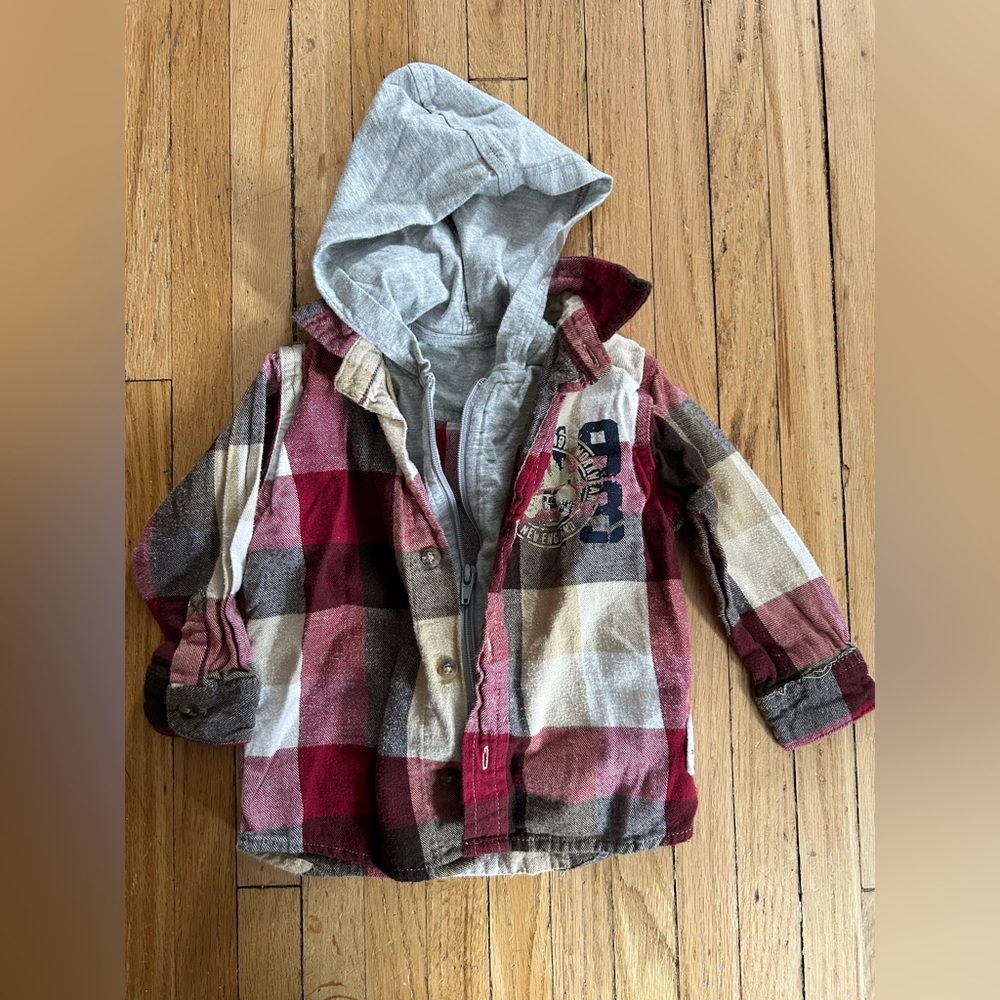 Timberland Plaid Hooded Jacket